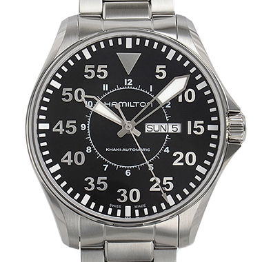 ハミルトン 時計コピー 人気新作 カーキ パイロットオート46mm H64715135
